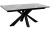 Стол DikLine SFE140 Керамика Серый мрамор/подстолье черное/опоры черные (2 уп.)