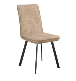 Стул DikLine 208 AN18 бежевый, ножки черные