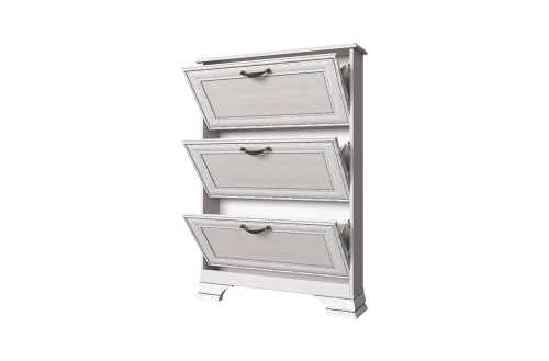 Тумба для обуви 3D TIFFANY, цвет вудлайн кремовый