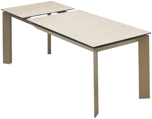 Стол CREMONA 140 KL-105, итальянская керамика / Тауп, ®DISAUR