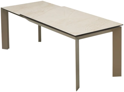 Стол CREMONA 140 KL-105, итальянская керамика / Тауп, ®DISAUR