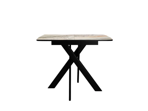 Стол DikLine DKB110, Керамика Venetian Brown Light глянец, опоры черные