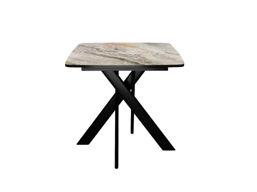 Стол DikLine DKB110, Керамика Venetian Brown Light глянец, опоры черные