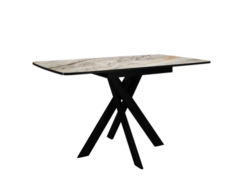 Стол DikLine DKB110, Керамика Venetian Brown Light глянец, опоры черные