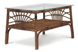 Столик кофейный Secret De Maison Kavanto  натуральный ротанг, 83*53*47 см, коричневый античный / Brown Antique