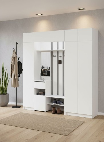 Прихожая Бали, Белый. Комплект 17