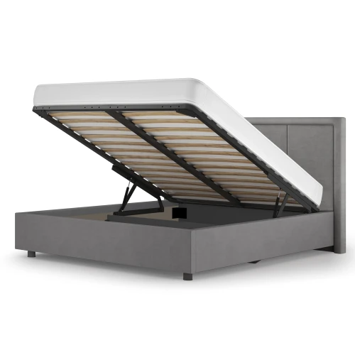 Кровать-8М с подъёмным основанием 1400 серебро