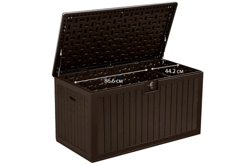 Сундук PALRAM L 568 л, тёмно-коричневый (2025)