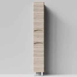 Пенал Адель 30 (1 ящик, 2 двери) напольный, Дубослив ореховый светлый ПВХ 3445, левый