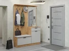 Готовая прихожая Стиль-02 Grey Silk Дуб Вотан