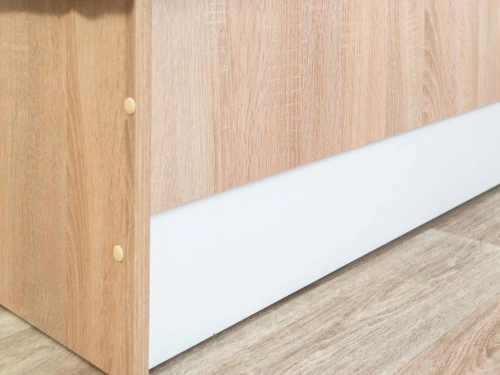 Спальня «Алена» 3 дв. шк, Дуб сонома/белый