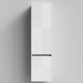 Пенал Соло 40, базовая Белая эмаль, матовая, подвесной, левый