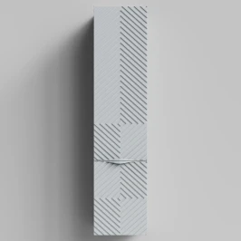 Пенал Эйфория 35 F4, пример RAL 7040 Серое окно, матовая, подвесной, левый