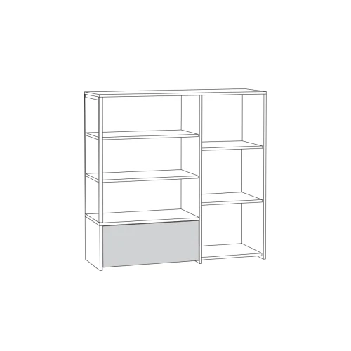 Комод 13.307.01 N Трувор Дуб Гранж Песочный, Интра