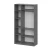 Шкаф распашной с наполнением (7 полок + штанга) ШК 5 (1200), Графит