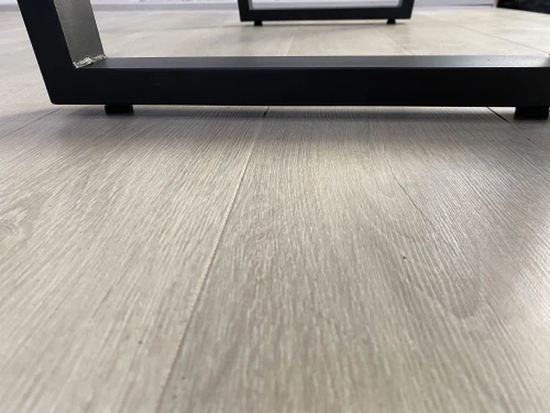 Стол Саен 8, Черный/Бетон