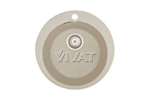 Мойка врезная Vivat 4718 1Ч (бежевый)
