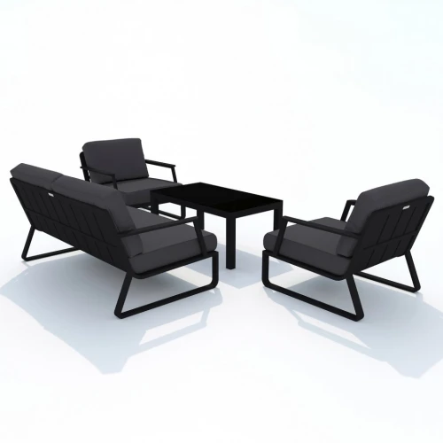 Лаунж зона ESTIVO антрацит - каркас карбон