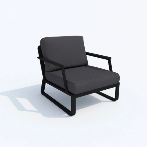 Лаунж зона ESTIVO антрацит - каркас карбон