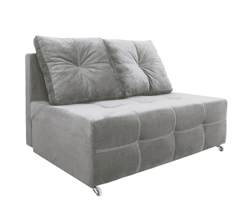 Диван аккордеон Марс Мини велюр серый 140