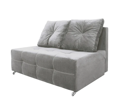 Диван аккордеон Марс Мини велюр серый 140