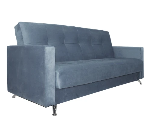 Диван Престиж Люкс 120 велюр серый