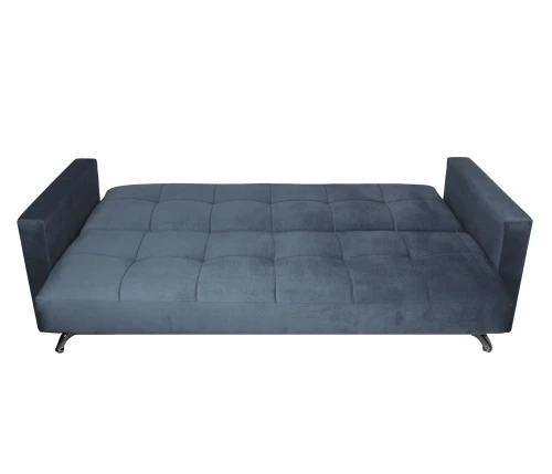 Диван Престиж Люкс 120 велюр серый