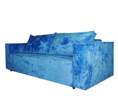 Диван еврокнижка Лофт Люкс плюш  синий