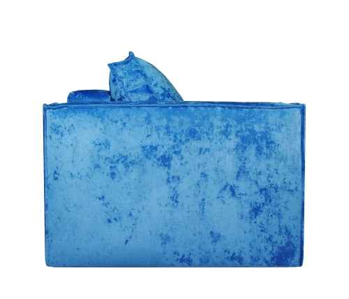 Диван еврокнижка Лофт Люкс плюш  синий