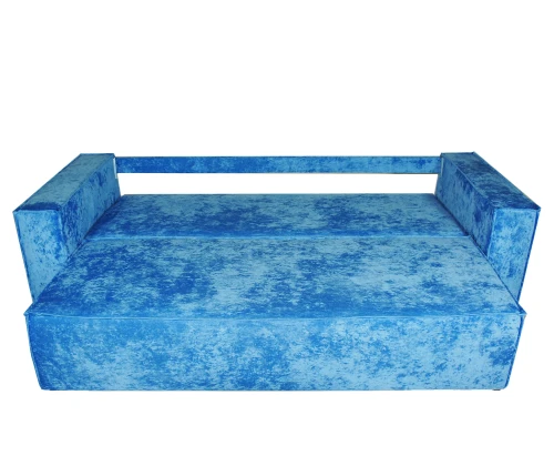 Диван еврокнижка Лофт Люкс плюш  синий