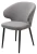 Стул ХИЛТ, цвет B22 Серый, велюр / черный каркас М-City