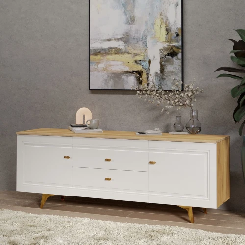 Тумба Вега Сапфир ТВ 1700, белый глянец