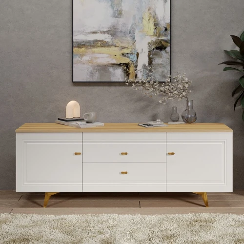 Тумба Вега Сапфир ТВ 1700, белый глянец