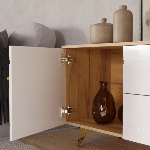 Тумба Вега Сапфир ТВ 1700, белый глянец