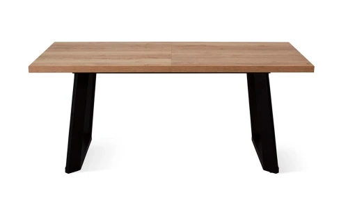 Стол DikLine ZL160 дуб галифакс/ черный/ опоры черные