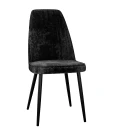 Стул DikLine 326 микровелюр M18 черный, ножки черные