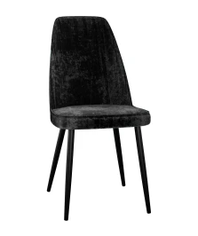 Стул DikLine 326 микровелюр M18 черный, ножки черные