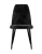 Стул DikLine 326 микровелюр M18 черный, ножки черные