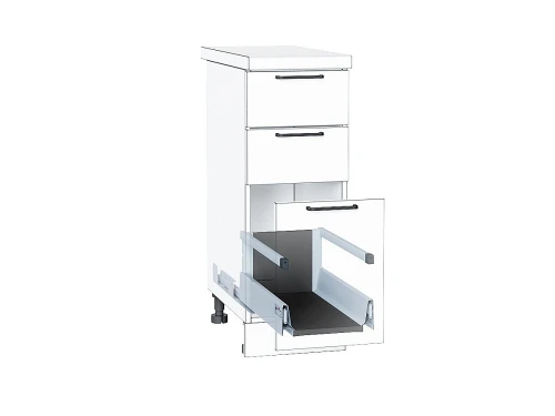 Ящик высокий POWER BOX2 с рейлингом Graphite 199*268*447