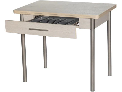 Стол М20 ДП1-02-05 900(1200)*600, ЛДСП:Дуб Самерсет, Н/стола (Металлик)