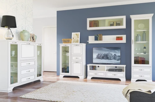 Тумба RTV 2S2N, TIFFANY, цвет вудлайн кремовый