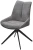 Стул OSKAR 360 град. поворот. KN01-03 Серый/ BZ1046-02 Темно-серый/ Черный, ®DISAUR