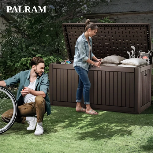Сундук PALRAM M 302 л, тёмно-коричневый (2024)