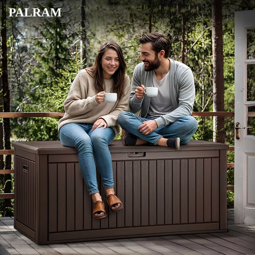 Сундук PALRAM M 302 л, тёмно-коричневый (2024)