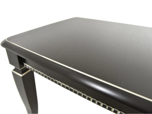 Обеденная группа (Стол Сибарит и 4 стула Сибарит-2), черный с серебром