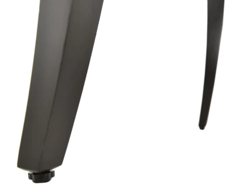 Обеденная группа (Стол Сибарит и 4 стула Сибарит-2), черный с серебром