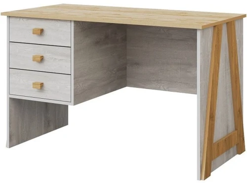 Стол «Скандинавия 3Я» КМК 0905.20, Бетон пайн светлый/Дуб Наварра