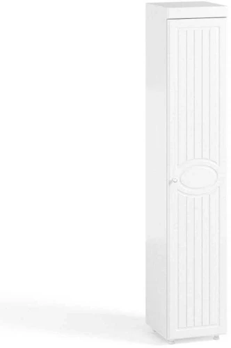 Шкаф-пенал 1дв. (гл.410) Монако МН-28 белое дерево