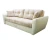 Диван еврокнижка Амстердам 160 ЛЮКС 01 ВЕЛЮР БЕЖЕВЫЙ ЭКОКОЖА БЕЖЕВАЯ НПБ