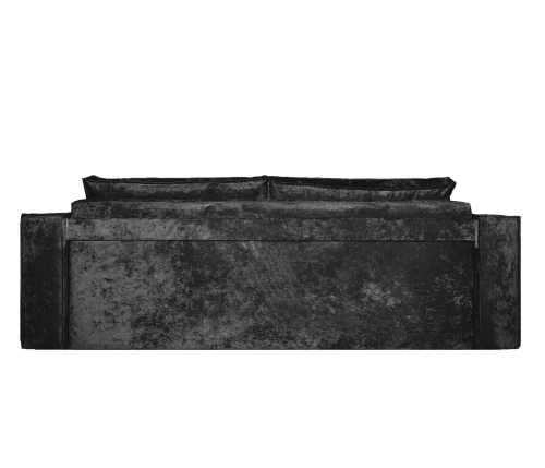 Диван еврокнижка Лофт Люкс плюш  черный